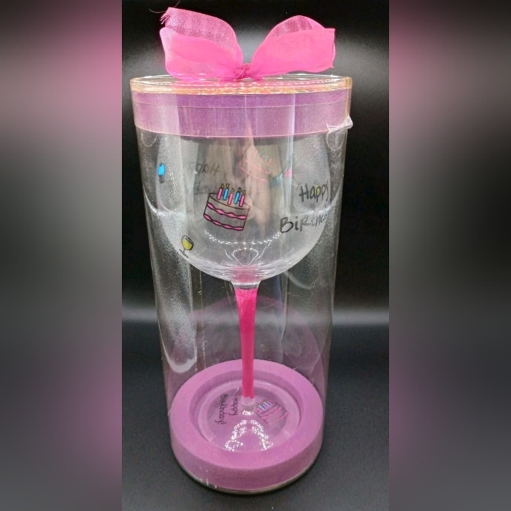 Minx Birthday Wine Glass 13oz